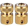 Miniatyrbilde 1 av 5: 2-delt Hurtigkobling Hagevannslange Laget Av Messing, Hurtigkoblingsforbindelser For Hage Hagevannslange 1/2 \"Hurtige Koblinger