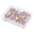Pikkukuva 3 / 4: 194 kpl Foto- ja karttakynsiä Lippu-Tappi Koristeelliset Push-naulat Merkinnän Push-naulat Sekalaiset värit 1X1cm Assorted Color 1X1cm