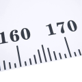 Miniatyrbillede 4 af 4: Vækstdiagram-Lineal til væggen, lærredsvækstdiagram 79\" X 7.9\"