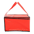 Pikkukuva 2 / 3: 2 kpl Vedenpitävä Lounaskassi Kannettava Ruokakuljetuslaukku Eristetty Kakkukuljetuskori Punainen 35X35X20CM Red 35X35X20CM