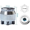 Miniatyrbild 4 av 5: 1 st 3/8 tum Driv 10-19 mm Justerbar Hex Universal Hylsa Momentnyckel Hylsa Adapter Skiftnyckel Huvud Spännhylsa Reparationsverktyg