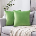 Miniatyrbilde 2 av 5: Sett med 2 Dekorative Fløyels Putetrekk Sofa Putetrekk Super Glatt Myk Komfortabel Dekorasjon Hjem Stue Soverom For Sofa 40x80cm Aubergi