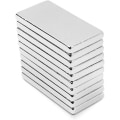 Miniatyrbilde 5 av 5: Kraftige sjeldne jordmagneter, 20 stk Supersterke Neodym Magneter for DIY, Håndverk, Vitenskap og Industri - 20x10x2mm (20 stk)