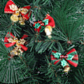 Miniatyrbilde 5 av 5: 4 stk Juleribbons DIY Krans Ribbons Sløyfedekorasjon Sløyfe - Knute Hjemmepynt Jul Kunstig Krans Jul