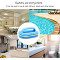 Miniatyrbild 5 av 5: Badborste med bekvämt grepp, handhållen svampborste för pool, badrum, dusch, handfat, golv (blå)