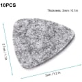 Miniatyrbild 4 av 5: Grå - 10 Gitarrplock, Musikplock Gitarrplock för Ukulele Ullplock 3mm Plock Instrumenttillbehör