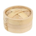 Miniatyrbild 2 av 3: 1 Set Köksbambu Ångkokare Premium Ångkokare Hållbar ÅngkokareLogg färg 14.5X14.5X9.5CM Log color 14.5X14.5X9.5CM