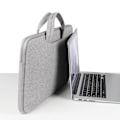 Miniatyrbillede 4 af 5: RYI) Laptop taske i PU-læder, vandtæt etui til bærbar computer