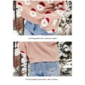 Miniatyrbilde 4 av 5: Stygge Julesweatre for Kvinner Julesweater Juletre Snøflak Grafisk Genser Juleantrekk golden XXL