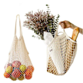 Miniatyrbilde 1 av 5: 3-pakning Mesh Bomullsrep Handleposer (30*35*10cm), Gjenbrukbar Mesh_ryy