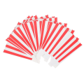 Miniatyrbillede 2 af 2: 24 stk. Popcornbeholdere til Filmnat, Sød Popcornbeholder, Madserveringskop, Popcornemballageboks, Kikspakke Stripe 11.5X7X5CM
