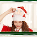 Miniatyrbild 3 av 5: Julhatt Tomtehatt Tomte Ansikte Julhatt Julhatt Julhatt Tjock Plysch Jultomte Huvudband