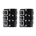 Miniatyrbillede 1 af 3: Læder Håndledsrem Læder Armbånd Punk Armbånd Armbånd Bangle RopeBlack9 * 27cm Black 9*27cm