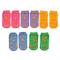 Miniatyrbillede 1 af 3: 5 Par Kids Grippy Sokker Bløde Åbning Strækrem Elastiske Træningsbånd Modstandsbånd Mænd Kvinder Random Color 19X7CM