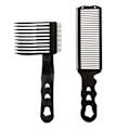 Miniatyrbild 1 av 5: 2-delad set Barber Fade Kammar Håravklippningskamm Böjd kamm