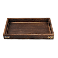 Miniatyrbillede 1 af 3: Badekar Bordbakke Vanity Bakke Træ Te Bakke Træ Madbakke Servering Te Bord Kaffe 30X20X4CM Coffee 30X20X4CM