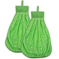 Miniatyrbillede 2 af 3: 2 stk. Vandabsorberende Håndklæder Små Håndklæder Til Køkken Badeværelse Grøn 40X30CM Green 40X30CM