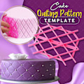 Miniatyrbillede 4 af 5: Taffy Kit Icing Fondant Dekorationsværktøj Prægning Kage Skabelon Sukkerhåndværk Stempel Kage (10 stk, Pink)