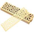Miniatyrbilde 1 av 3: 50 stk Serviettholdere Bord Gull Serviettringer Sett Bordnummer 1-30 Dekorative Servietspenner Bryllup Golden 17X5X2CM