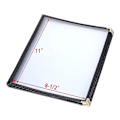 Miniatyrbillede 3 af 5: 2 stk. 9,44 x 14,96 tommer menukort, 4 sider, 8 visninger, egnet til standard brevpapir