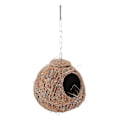 Miniatyrbilde 1 av 2: 1 stk Kokosnøtt Skall Fuglerede Papegøye Fuglerede Leke Kjæledyr Papegøye Biting Leke Tilfeldig Farge 22x15cm Random Color 22x15cm