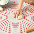 Miniatyrbild 3 av 5: Silikon Bakmatta Non-stick - Bakplåtsfoder Återanvändbar, Flexibel, Non-stick, Lätt Att Rengöra