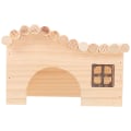 Miniatyrbillede 2 af 2: Trælegetøj Hamster Skjulested Træ Træ Hamster Sød Hamster Skjulesteder Kanin Legetøj Kaniner Skjulesteder Ha 13X9X9CM