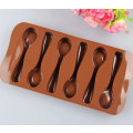 Miniatyrbilde 4 av 5: 2-pakks Non-stick Silikonform for sjokolade, godteri, gele, isbiter, silikon skjeform for baking isbiter sjokoladeform