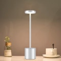 Miniatyrbilde 5 av 5: Ledningsfri Bordlampe, 6000mah Oppladbart Batteri, Metall Sengelampe, For Stue, Soverom, Kontor, Studio