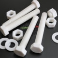 Miniatyrbillede 5 af 5: Sekskant Hoved, (pp), M10 X 70mm, Plastik Bolte, Møtrikker & Spændeskiver, - Skruer 20 stk Hvid