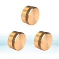 Miniatyrbillede 2 af 2: 3 stk. Gas Tank Cylinder Forseglede Beskyttelsesdæksler til Oppustelige Samlinger med Gevindforsegling Propangas Tank Beskyttelsesdæksler Guld 3 stk. Golden 3pcs