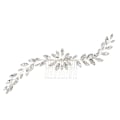 Miniatyrbillede 1 af 3: Håndlavet Krystal Hårkam Bryllupssmykker Rhinestone Indsats Kam Hårpynt Til Kvinder Brud P Silver M