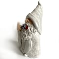 Miniatyrbilde 1 av 5: Morsom hagedverg utendørs statue 5,9-tommers rampete røykende trollmann dverg skulptur dekorasjon plen gårdsplass ytre dekorasjon