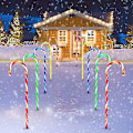 Miniatyrbillede 3 af 5: Solcelled Birkestang Lys Udendørs Led Solcellelys 8 Pak - Varmt Hvidt