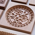 Miniatyrbillede 2 af 4: Køkken Træ Cookie Form Træ Peberkage Cookie Form Peberkage Cookie Form Fyr Køkken Tilbehør