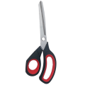 Miniatyrbillede 3 af 3: 2 Pak Titanium Non-stick Saks, Professionel Rustfrit Stål Komfort Blødt Greb, All-purpose, Straight Kontor Håndværk Saks Til Diy(rød/sort