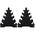 Miniatyrbillede 1 af 3: 2 stk. Dumbbell Opbevaringsbeslag Chic Dumbbell Display Stativ Dumbbell Holder Stativ 2 stk 38X8.5CM 2 pcs 38X8.5CM