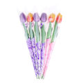 Miniatyrbillede 1 af 3: 6 stk. Kunstige Tulipaner Tulipan Lampe Dekorativ Blomst Lys Udendørs Simuleringsblomst Lampe