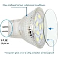 Miniatyrbilde 3 av 5: 2W MR11 GU4 LED-pære 12 Volt Kaldhvit 6000K, 20W Halogen Erstatning, MR11 G4/GU4.0 LED-spotlight for Hjem, Landskap, Innfelt