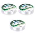 Miniatyrbillede 3 af 3: 3 stk. 100m Klar Nylon Fiskesnor Rulle (3)3stk 3pcs