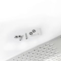 Miniatyrbillede 3 af 3: Enkellags toiletstativ fabriksdirekte vægmonteret køkken badeværelse opbevaringsstativ perforeret stativ 30cm