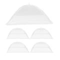 Miniatyrbillede 2 af 2: 6 stk. Mesh Mad Dækker Udendørs Camping Mad Net Mad Telte Net Madtelt Madplade Dækker Picnic F 5pcs difference size 102X30cm