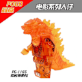 Miniatyrbillede 4 af 5: /Ryi/Godzilla Byggeklodsfigurer 8 Flerfarvede Børns Byggesæt
