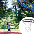 Miniatyrbilde 5 av 5: Basketballnett i stål, tungt, erstatningsnett, standard galvanisert stålnett, rustfritt, enkelt