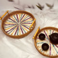 Miniatyrbild 2 av 4: Ny Rattan Brödkorg Vävda Snacks Fruktfat Rattan Tebricka L(28x28x3cm) L(28x28x3cm)