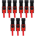 Miniatyrbilde 2 av 2: 9 stk Hjelmspenne Sikkerhetshatt Spenne Hjelmforsyninger Hjelmtilbehør 9 stk 8X2.5CM 9 pcs 8X2.5CM