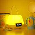 Miniatyrbillede 4 af 5: LED Bordlampe Genopladelig Fjernbetjening Natlys Udendørs Natmarked Boder Lys Svampe Ur Lys