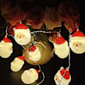 Miniatyrbillede 1 af 4: Julelys, 20/40 LED Lys Batteridrevet Juletræstrenglys, Havefest Dekoration 1,5 meter 10 lys Julemand Santa Claus 1.5 meters 10 lights