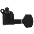 Miniatyrbilde 4 av 4: 2sett Gitarr Forseglet Små Plugg Stemmeskruer Stemmemaskiner For Akustisk Elektrisk Gitar Gitardeler (Svart 6r6l)