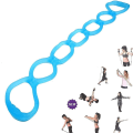 Miniatyrbillede 1 af 5: 7 Ring Strækmodstands Træningsbånd, Miracle Miles Bånd, Yoga Strækning, Arm, Skuldre Fod, Ben Bagdel Fysioterapi Bånd